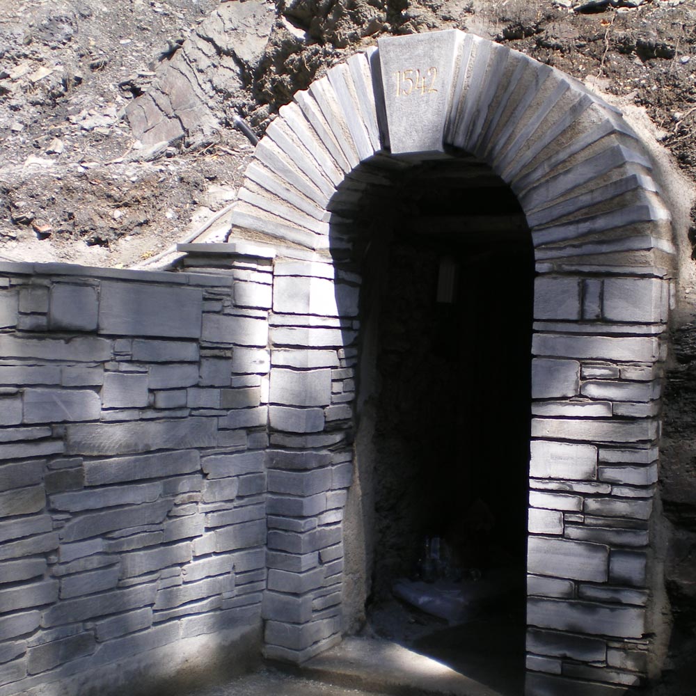 Bergsicherung Sachsen Gewölbemauer